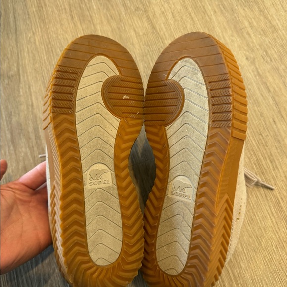 SOREL ONAtm Light Clay Sneakers with Brown Sole - Picture 4 of 5